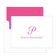 Classic Script Initial Folded Note Cards - Raised Ink Image 4 of 4